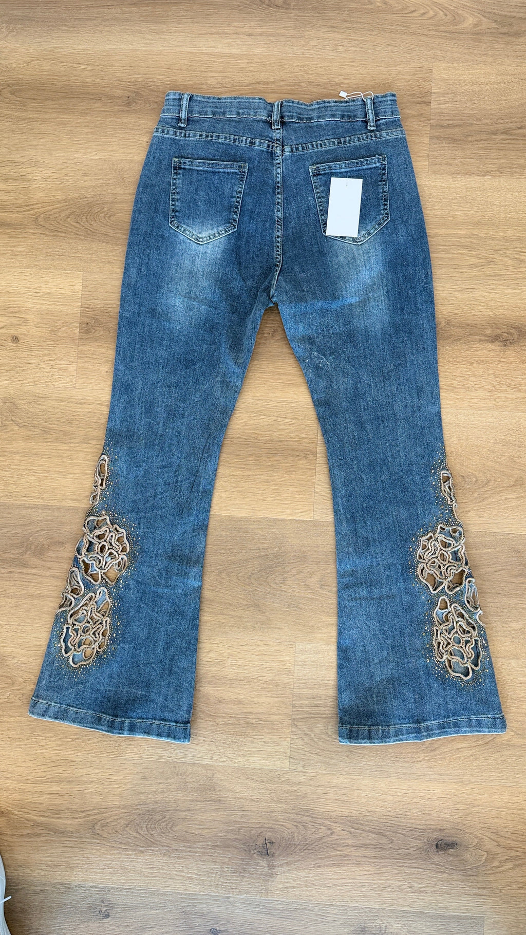 Denim Jeans laser cut
