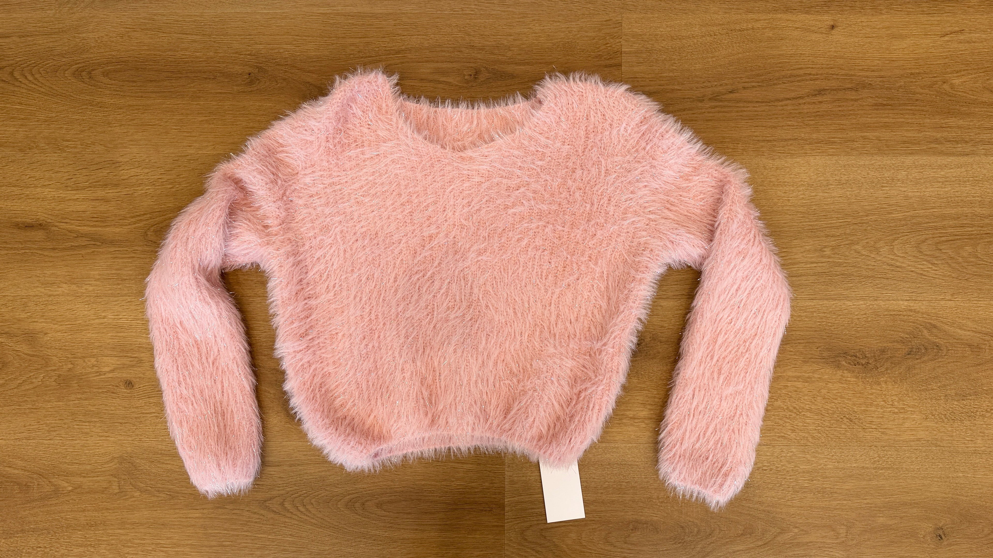 Shimmer Fur crop top