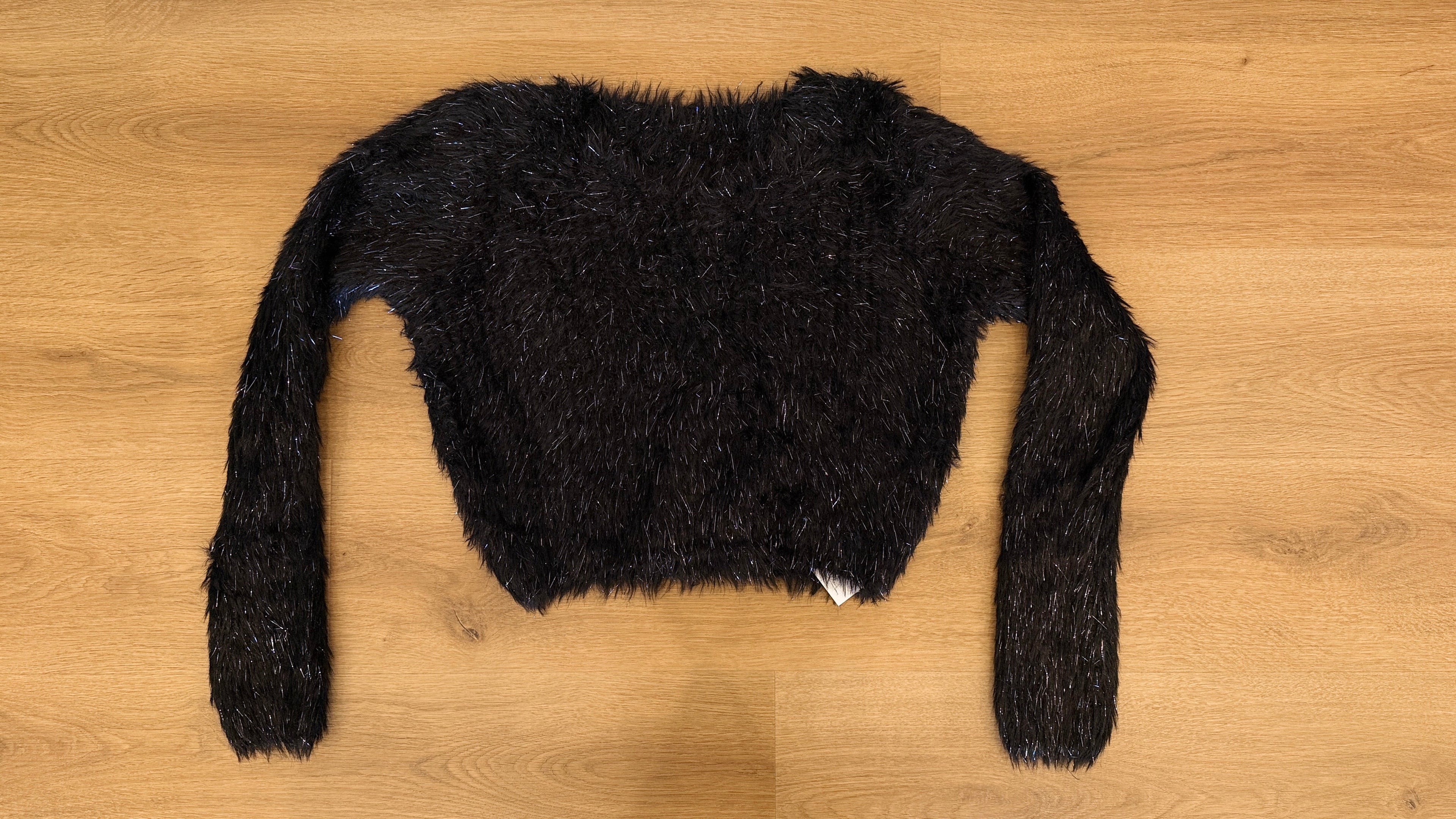 Shimmer Fur crop top