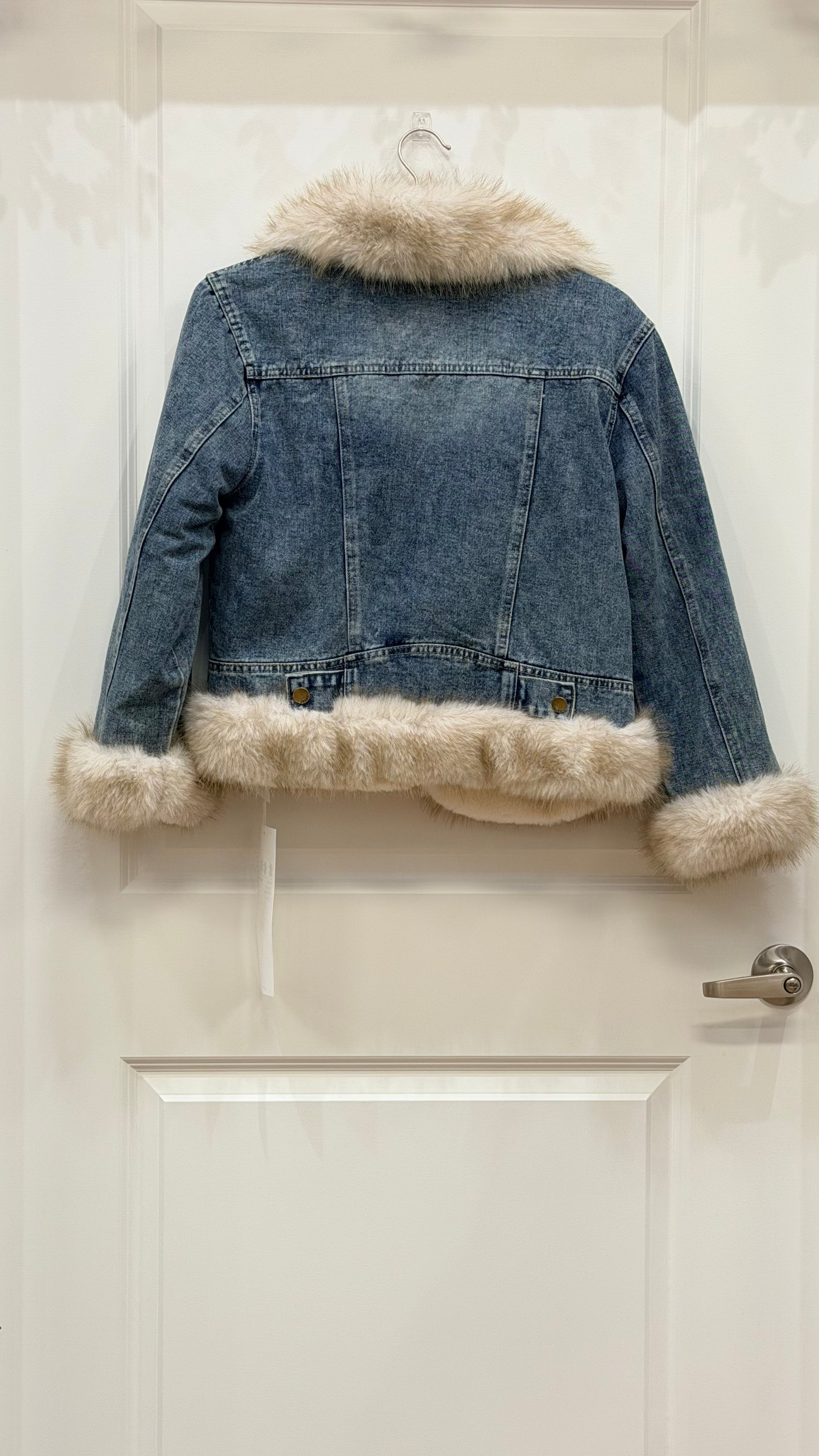 Denim Jacket With fur