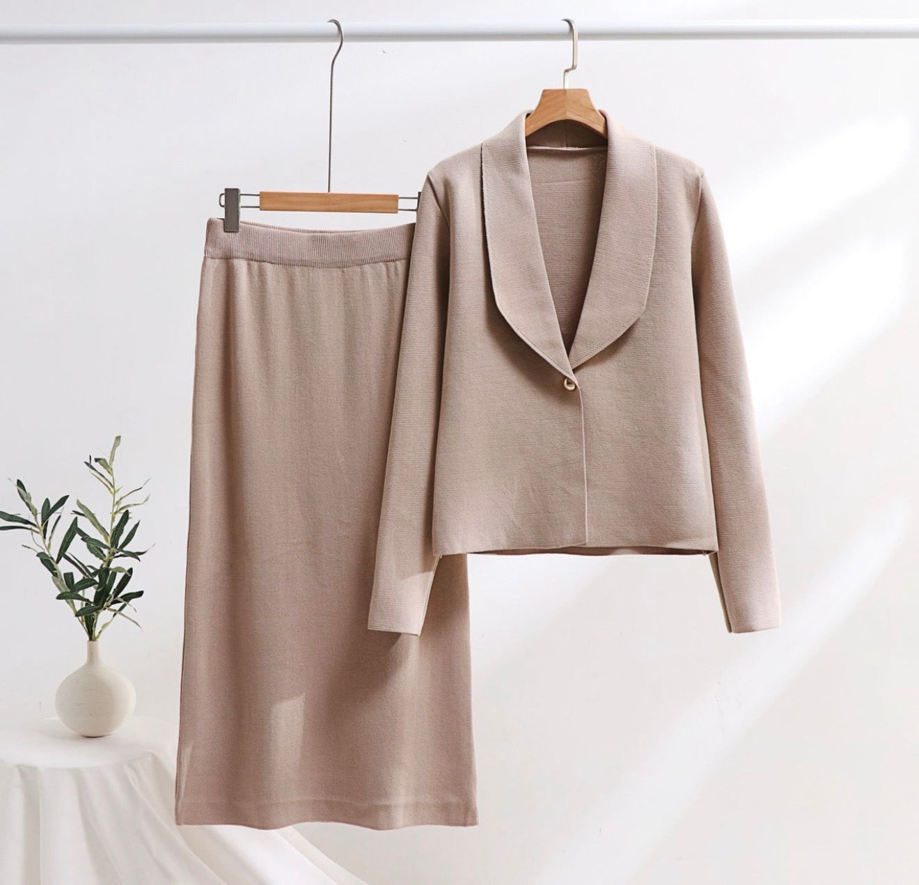 Formal cord set with Skirt