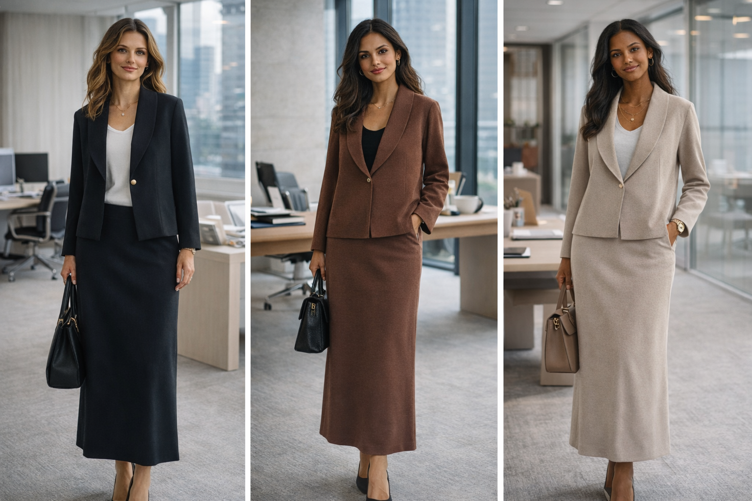 Formal cord set with Skirt